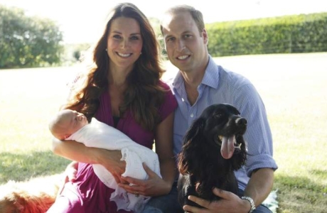 The Duke and Duchess of Cambridge and Prince George (Photo: Michael Middleton)