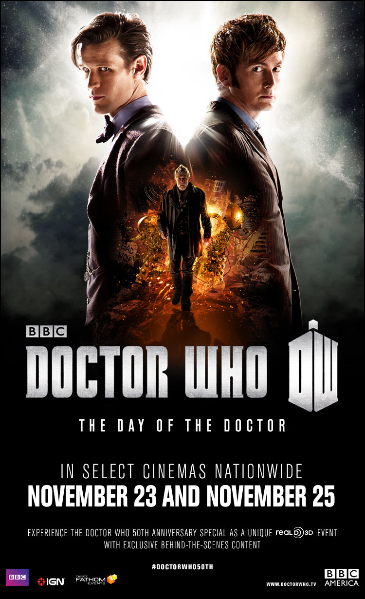 ‘Doctor Who’ 50th Anniversary BBC AMERICA Announces 3D Screening