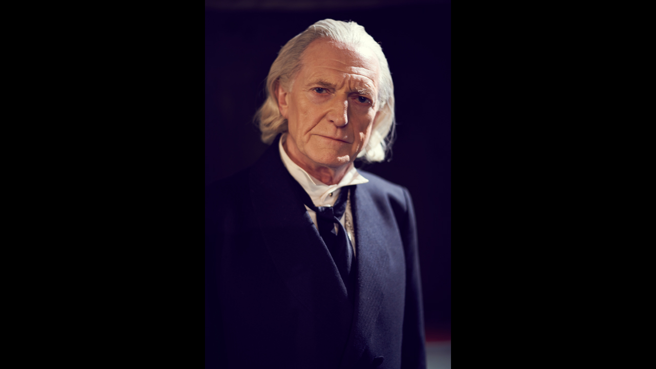 David Bradley as the First Doctor William Hartnell.