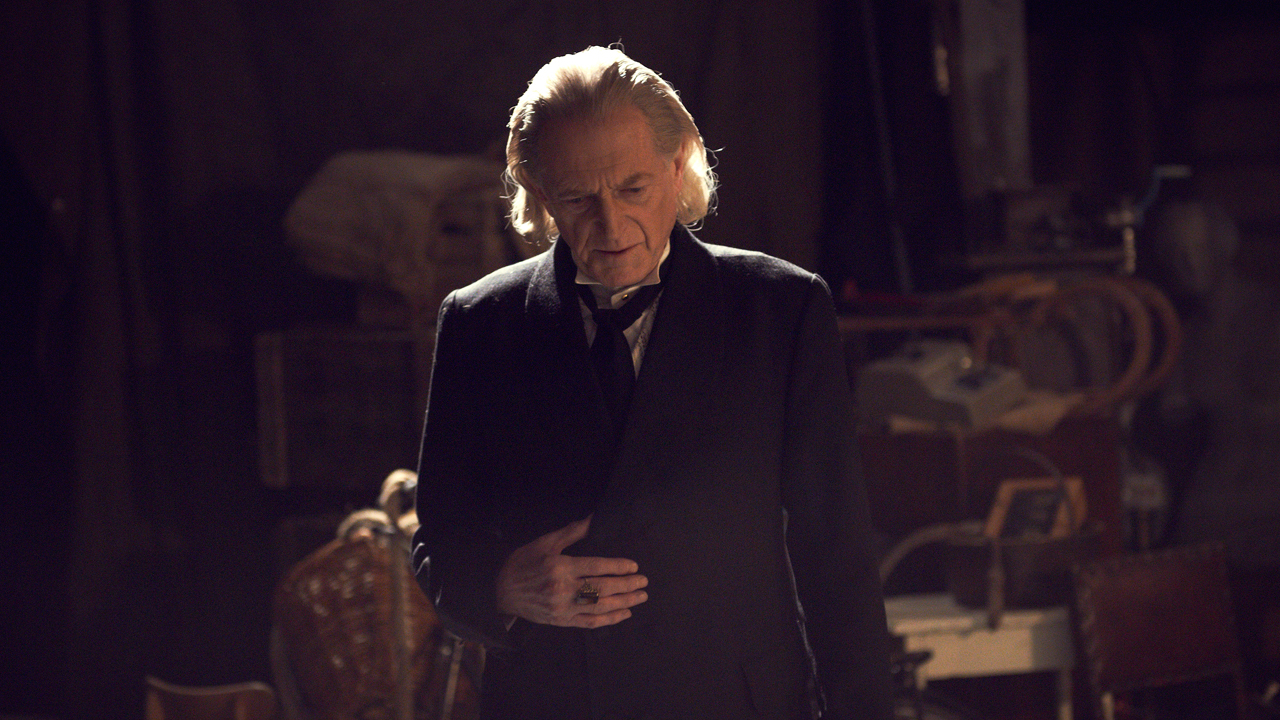 David Bradley as William Hartnell, The First Doctor.