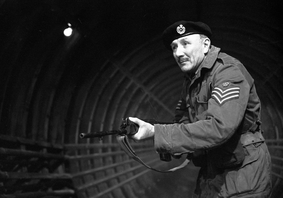Jack Woolgar as Staff Sgt. Arnold in 'The Web of Fear' (Photo: BBC)