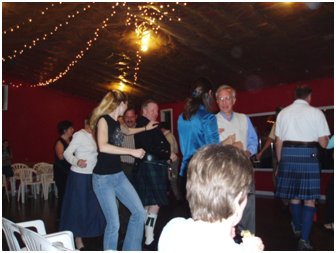 It's called social dancing for a reason ... get to know your partner. (SCOT)