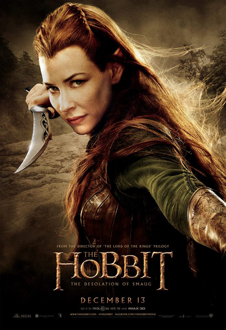 Evangeline Lilly as Tauriel. (MGM)