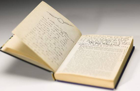 J.K. Rowling's handwritten Harry Potter notes go up for auction. (Sotheby's)