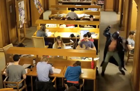 Oxford University is taken over by the Harlem Shake. (YouTube)