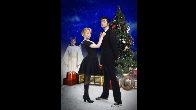 2007: VOYAGE OF THE DAMNED
What Happened? International superstar Kylie Minogue joins David Tennant for 2007's Doctor Who Special. Stepping back in time, Kylie plays a waitress on the doomed ship, the Titanic. The action picks up from the end of Series Three when the Titanic crashed into the TARDIS.