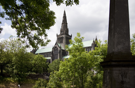St. Mungo's Cathedral from southeast, Glasgow, Scotland. Photo by: Nick Servian/Robert Harding /AP Images