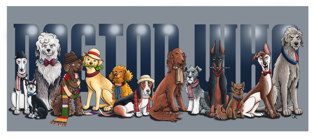 "Dogtor Who" by tee-kyrin