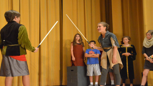 A performance at the 2014 Summer Shakespeare Conservatory. (Cal Shakes)