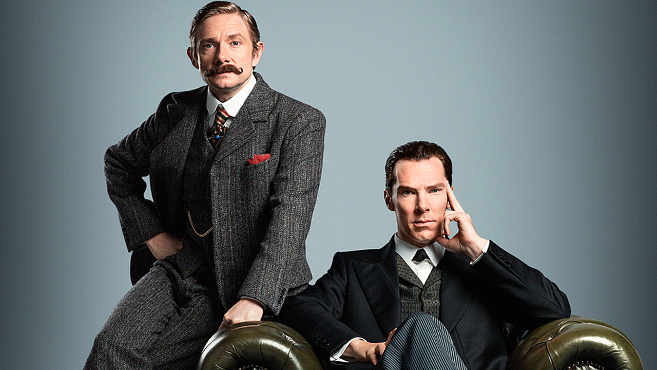 Martin Freeman and Benedict Cumberbatch in 'Sherlock' (Pic: BBC)