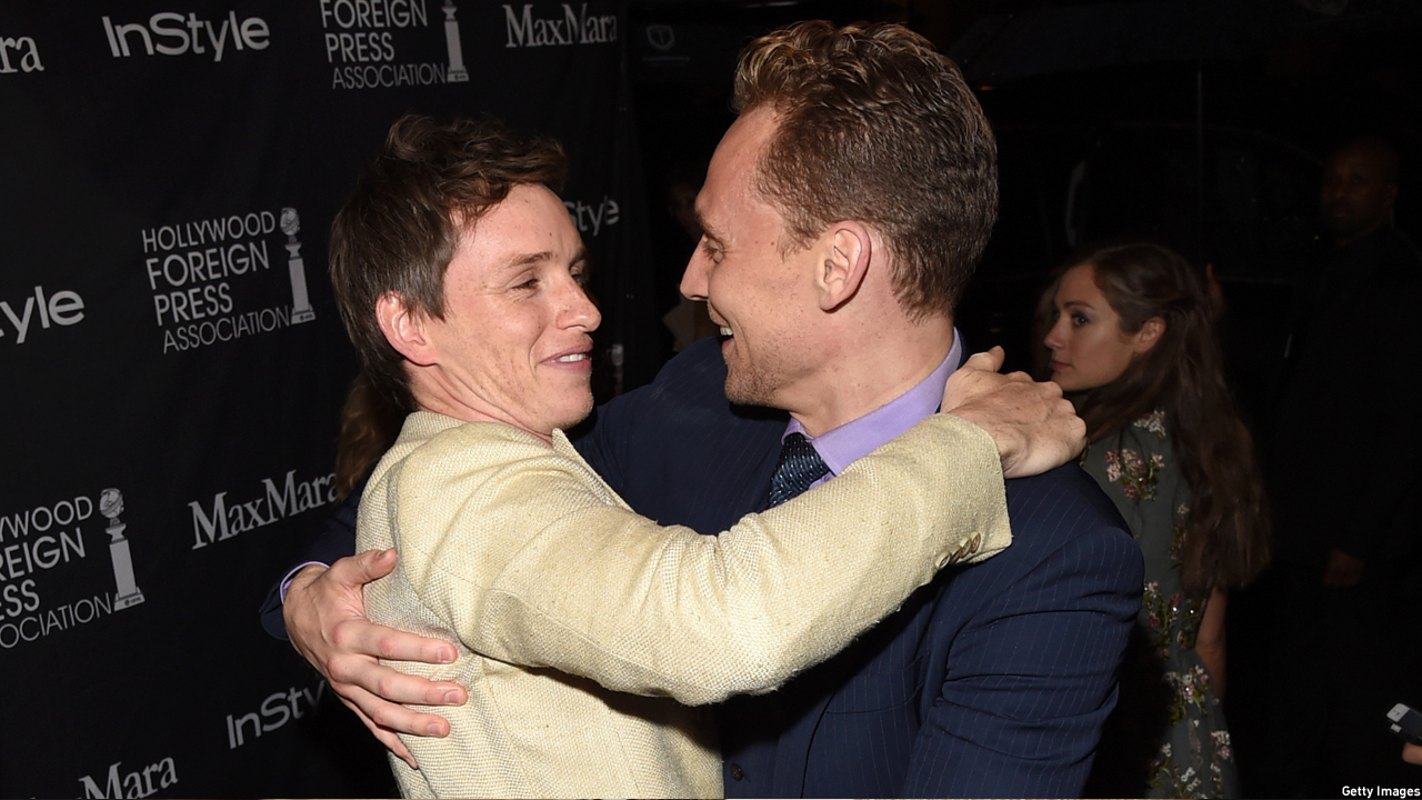Eddie Redmayne and Tom Hiddleston (Photo: Getty Images/Jason Merritt)
