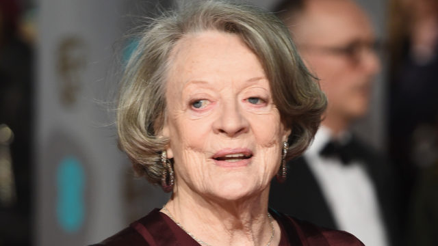 Maggie Smith attends the EE British Academy Film Awards at the Royal Opera House on February 14, 2016 in London, England.