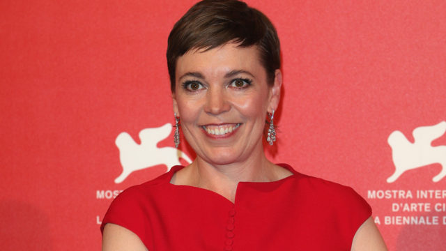 Olivia Colman poses with the Coppa Volpi for ‘The Favourite’ at the Winners Photocall during the 75th Venice Film Festival at Sala Grande on September 8, 2018 in Venice, Italy.