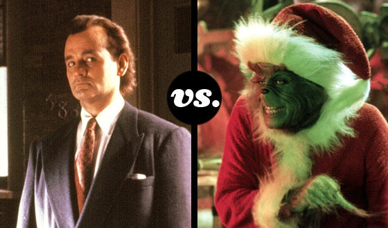<em>Scrooged</em>‘s Bill Murray Takes on Jim Carrey’s Grinch in a Battle of Holiday-Movie Humbuggery