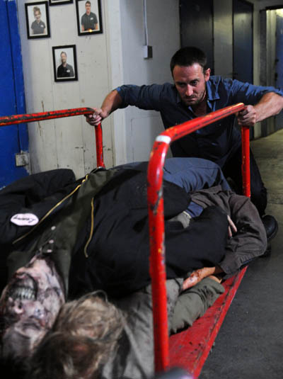 Chase (Josh Stewart) of The Walking Dead Webisode Cold Storage