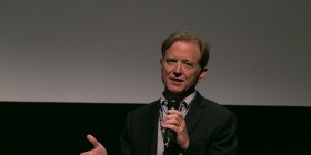 ToxicHotSeatScreening TOXIC HOT SEAT codirector James Redford speaks at the DOC NYC screening of his film.