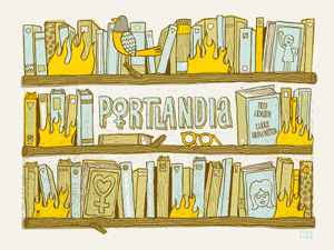 Portlandia Poster - Episode 208 - Feminist Book Store