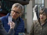 A scalper tries to sell off his tickets for the taping of A Prairie Home Companion.