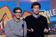 Samberg and Hader Ask McConaughey Tough <em>True Detective</em> Questions