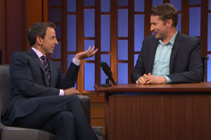 Scott Aukerman Took Over Late Night From Seth Meyers Last Night