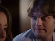 A helpful stranger advises Ron that the only way to a woman's heart is uninterrupted eye contact.