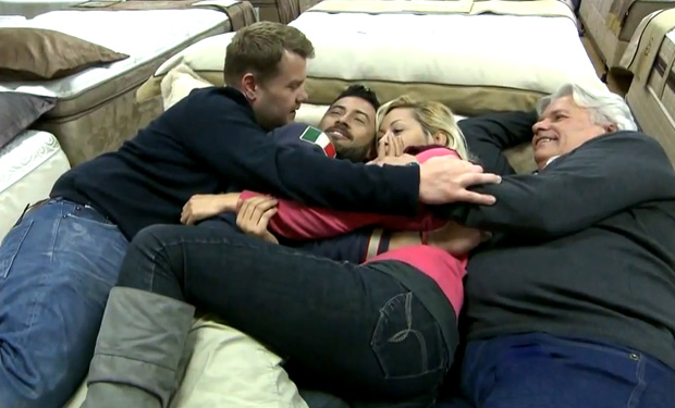 Watch James Corden Become A Mattress Salesman For The Day IFC
