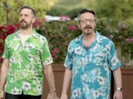 Marc reluctantly participates in a trust-building exercise with his brother.