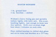 Dean Martin’s burger recipe