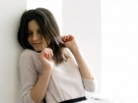 Model Tati Cotliar muses about about her profession while being fitted for a new design.