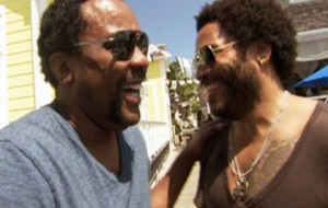 Funk maestro Lenny Kravitz and Academy Award nominee Lee Daniels rendezvous in the Bahamas for a fishing excursion.