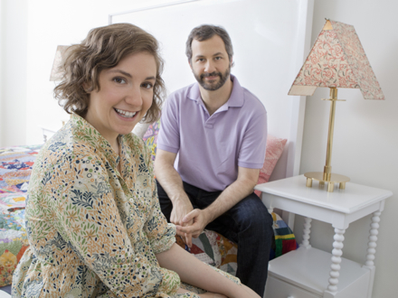 ICONOCLASTS: Funny people Judd Apatow + Lena Dunham