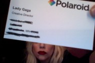 Lady Gaga, creative director at Polaroid