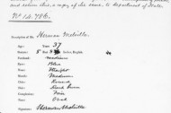 Herman Melville's passport application