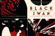 Who designed the posters for BLACK SWAN?