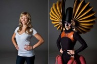 Cirque du Soleil performers: before-and-after