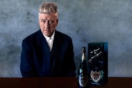 David Lynch is having a champagne moment