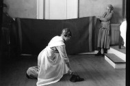 How to pick up a shoe: Vintage photos of 'correct' postures for household chores