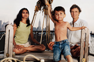 Sailing the Hudson with adventurer Reid Stowe