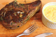LUDO BITES AMERICA: Dry-aged Ribeye with Pear Potato Gratin