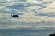 Look! It's a bird…it's a plane…it's Discovery!