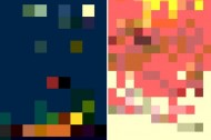 Low resolution versions of famous book covers