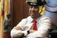 BRICK CITY Mayor Cory Booker saves woman from burning building, causes all social media platforms to explode