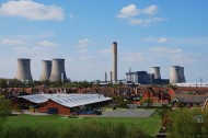 British biogas plant producing energy from sewage