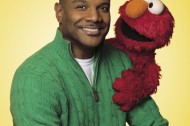 Elmo's at the cineplex and I'm tickled!
