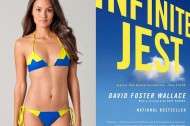 Book covers and the bikinis that match them