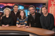 The SLEEPWALK WITH ME cast quietly shuffles into Sundance Channel HQ – With Photos!
