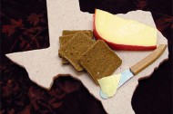 Creative reuse: the Texas-shaped serving board