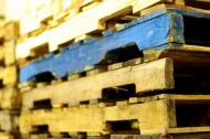 Recycling wooden pallets for America Recycles Day