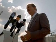 Senator Foulkes addresses the press over the details of Daniel's release.