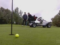 Recently back form Mexico, Auti is lookng to spend some time on the green with Eric.